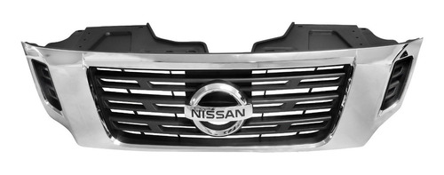 Parrilla Con Emblema Cromada Nissan Np-300 D-23 2016 2019