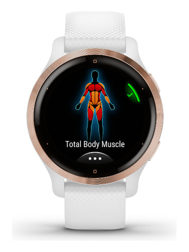 Reloj Gps Multideporte Garmin Venu 2s Blanco/dorado