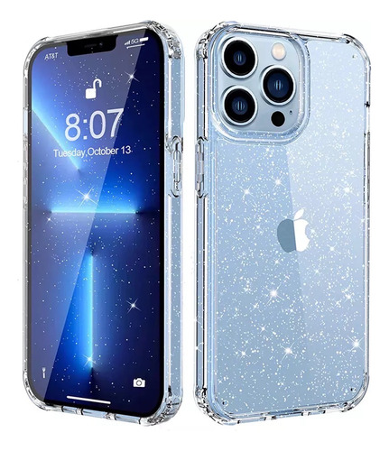  Capa Case Capinha Glitter P/ iPhone 11 12 13 14 15 Pro Max