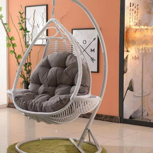Cojín Para Silla Tipo Huevo, Suave, Cómodo Y Gris Oscuro