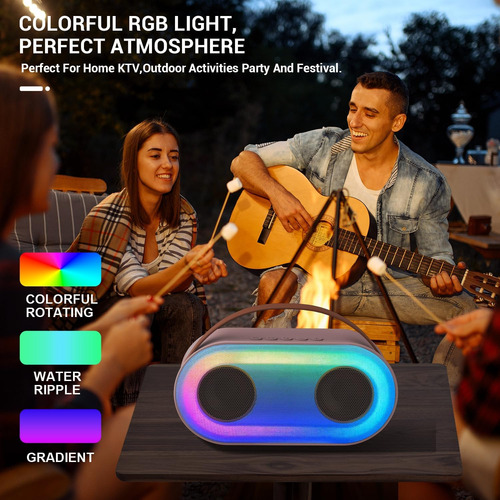 Mini Máquina De Karaoke Para Niños Con 2 Micrófonos Inalámbr