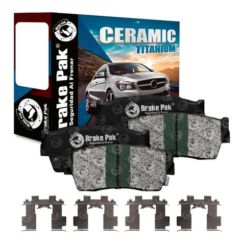 Pastillas De Frenos Marca Brake Pak Para Geo X-90