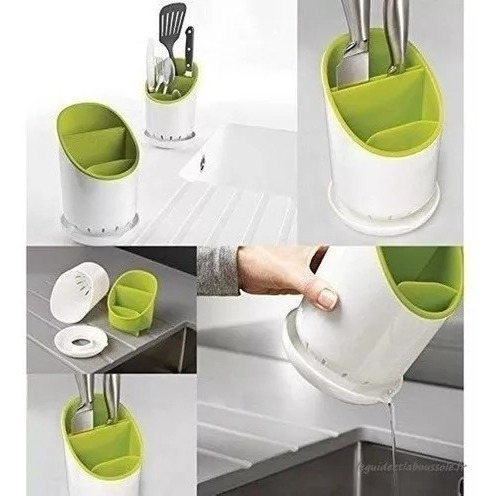 Imagen 4 de 10 de Escurridor Secador De Cubiertos Organizadores Cocina