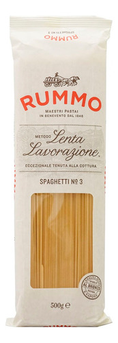Pasta Rummo Spaghetti N°3 Coccion Lenta 500 Gr