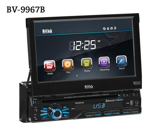 Stereo Pantalla 7 Dvd Usb Bt Boss Bv9967b Tactil - Fte Desm
