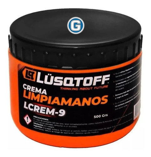 Crema Limpiamanos Taller Gomería 500 Gr. Lusqtoff Anti Grasa