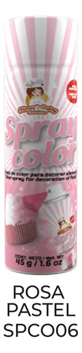 Colorante Rosa Pastel Spray 45g Ma Baker Reposteria Spco06