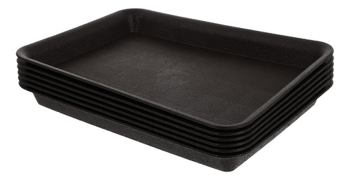 Recipiente Toroidal Rectangular Para Interiores Pots, 6 Unid