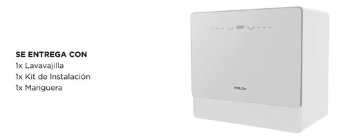 Lavavajillas Philco 94phlj05b 5 Cubiertos Pantalla Led