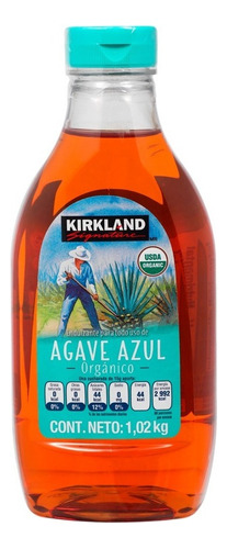 Jarabe De Agave Azul Kirkland 1.02 Kg 100% Organico