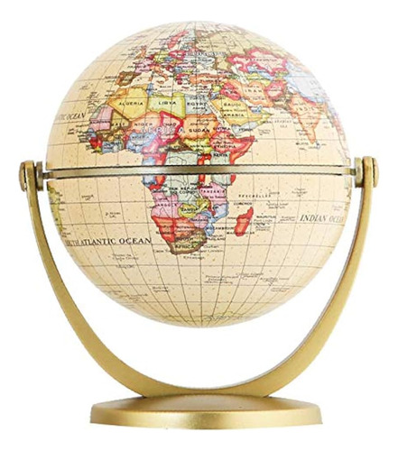 Annova Mini Antique Globe 4 Pulgadas / 10 Cm - Gira En Todas