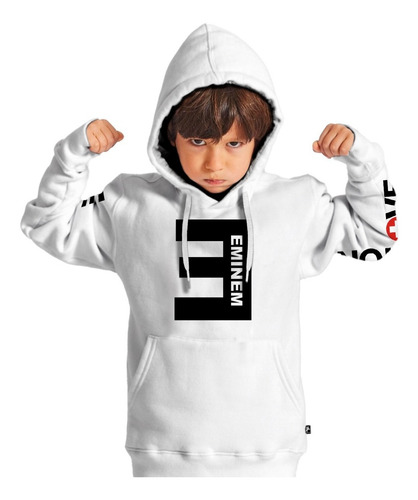 Blusa Moletom Eminem Nolove Rap Casaco Canguru Promoção