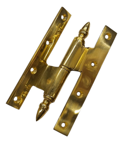 Bisagra Pomela 110x60 Doblecontacto Perilla Izquierda Bronce