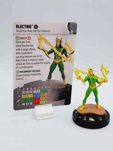 Heroclix Electro #040 Rare Spider-man: Beyond Amazing