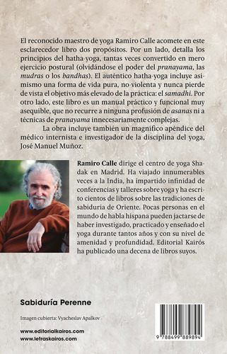 Hatha-yoga esencial, de Calle, Ramiro. Editorial Editorial Kairos, tapa blanda en español, 2022