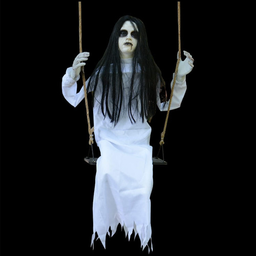 Halloween Decorations Props Hanging Swinging Girl With New