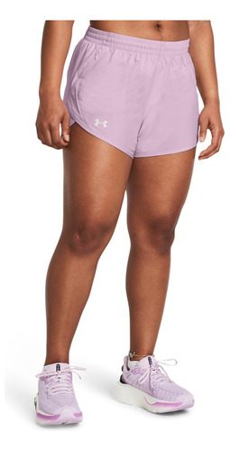 Shorts Para Correr Under Armour Fly By 3'' De Mujer