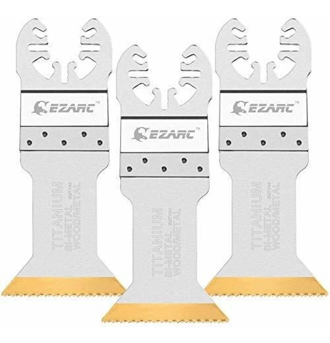Cuchilla Oscilante Multiherramienta Titanio Para Madera 3 1d