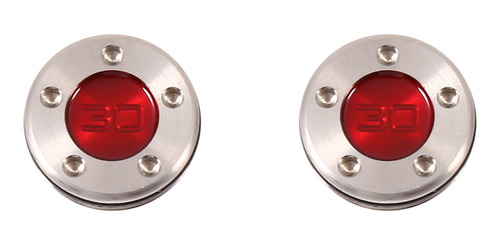 Juego De 2 Llaves Y Pesas Para Putter, Color Rojo