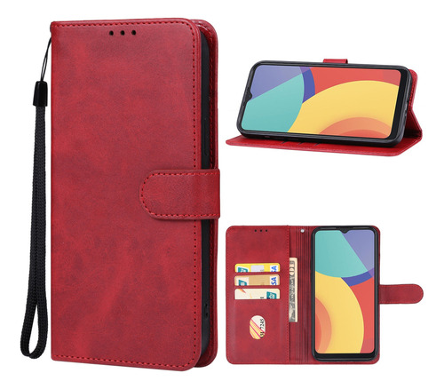 Funda De Piel Para Teléfono Alcatel 1v 2021