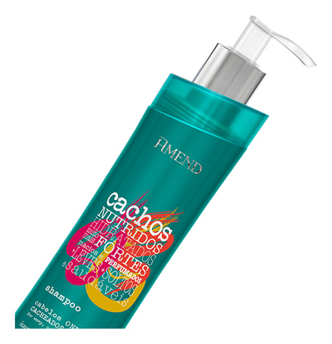 Shampoo Organico Para Cabelos Cacheados Amend Cachos 250ml