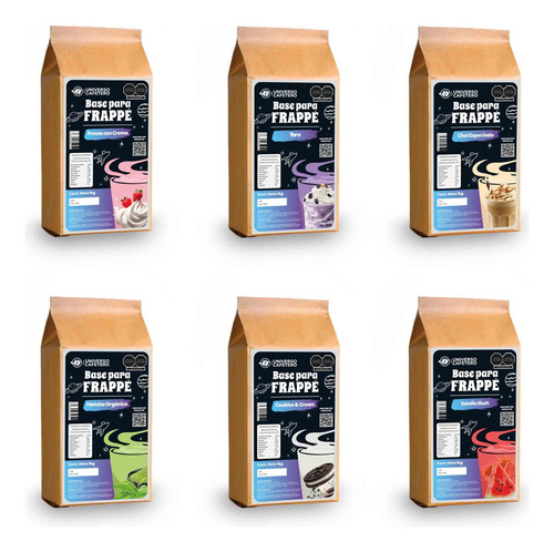 Base Polvo Frappé Chai Manzana Canela, 1kg Universo Cafetero