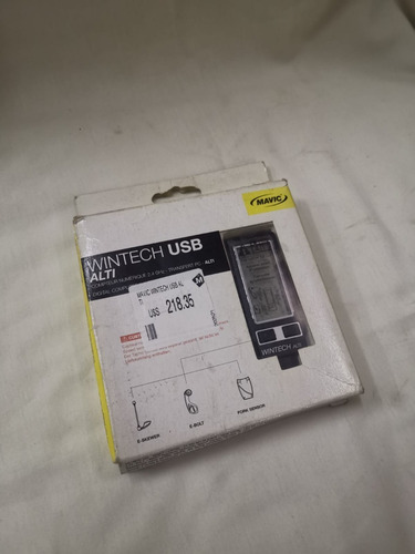 Ciclocomputador Mavic Wintech Usb Alti P/ Bici. Liquidacion!