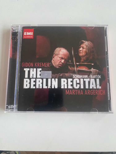 Cd  The Berlín Recital Kremer, Argerich, Doble, Usado, Impec