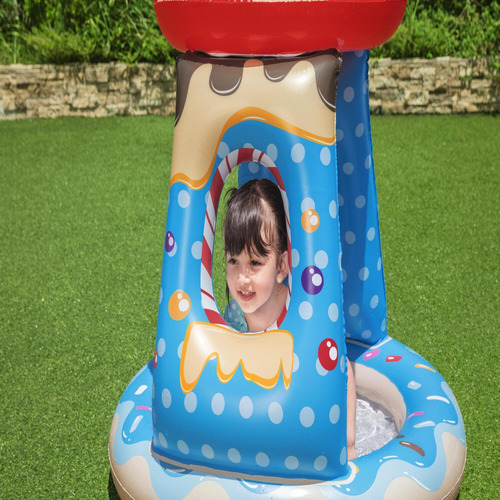 Piscina Inflable Con Techo Para Bebés 91x91x89cm Bestway