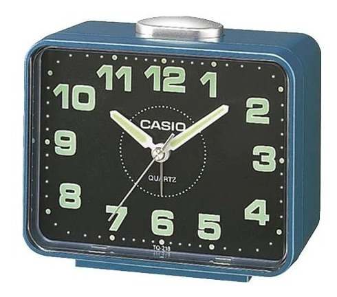 Reloj Despertador Mediano Casio Original Tq-218-2!