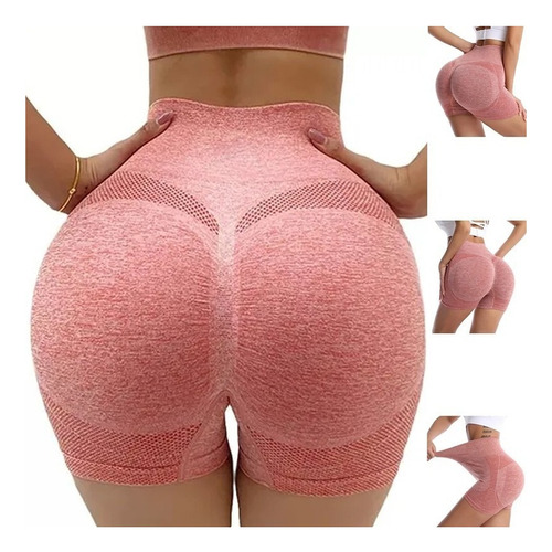 Levantador De Glúteos Corto Femenino Push Up Gym Yoga, 3 Pie