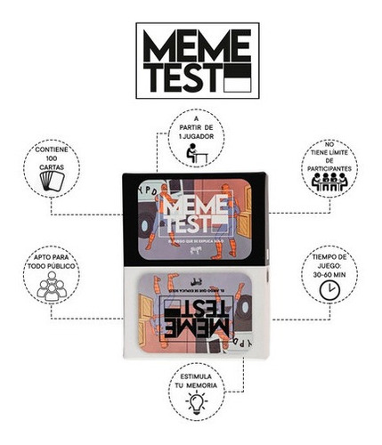 Imagen 3 de 6 de Juego De Mesa Meme Test Casa Fight Previa Risas Cartas