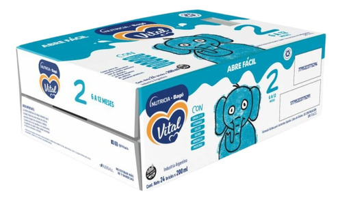 72un Vital 2 Infantil Liquida X 200ml Bricks 