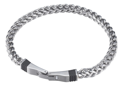 Pulsera Caterpillar Hombre J009b00022 20-22cm Color Plata Diámetro 20 Cm Largo 20 Cm