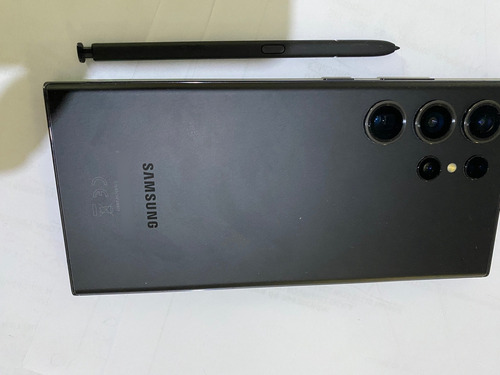 Samsung Galaxy S23 Ultra 256 Gb Quebrado Detalles Sirve 100 Negro (Usado)