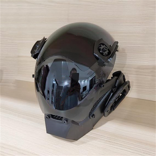 Máscara Cyberpunk De Cosplay Futurista Para Mujer Party X