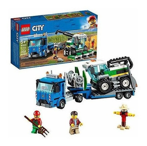 Lego City Great Vehicles Harvester Transport 60223 Kit De Co