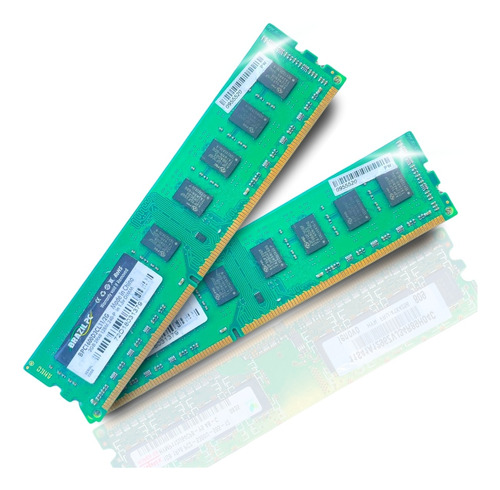 Memoria Ram Ddr3 1600mhz Kit 2x 2gb Pc Brazil Pc Udimm  (Recondicionado)