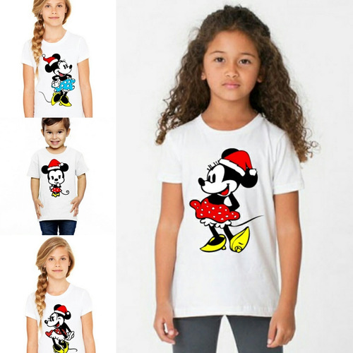 Camisetas Niños Adultos 100% Algodón - Diseños De Navidad