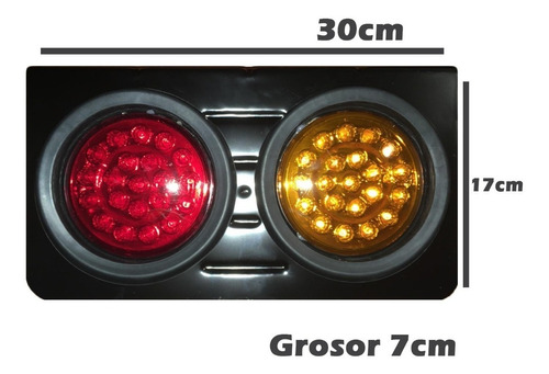 Farol Trasero Universal Led Con Soporte 12v Trailer Camion