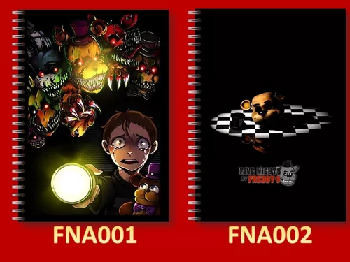Caderno Five Nights At Freddy 10 Matérias 200 Folhas