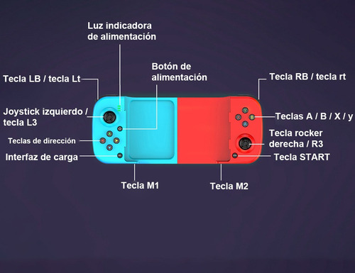 Control De Juegos Bluetooth Móvil Gamepad Para Android/ios