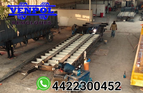 Lowboy Extensible Para Movimiento De Trenes Vagones Hi Rail