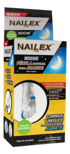 Nailex Férula Nocturna Para Juanete De Pie Izquierdo
