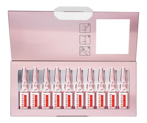 Imagen 3 de 5 de Ampollas Kerastase Genesis Ampoules Cure Anti-chute X 10 U