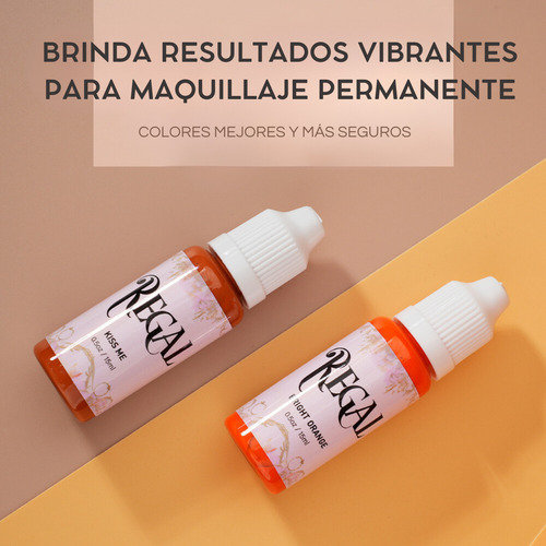 Kit De Pigmentos Microblading Regal Cejas Y Ojos 7pcs