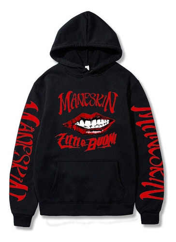 Maneskin Hoodies Sudadera Singer Hoodie Harajuku Hombre Hood