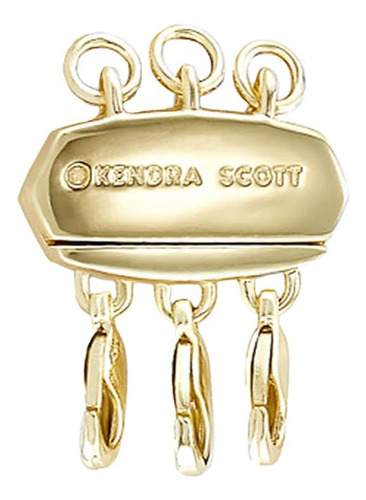 ¡kendra Scott Ponlo En Capas! Broche Para Collar En Latón Ch