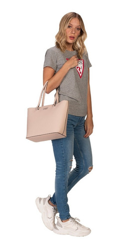 Imagen 6 de 6 de Bolsa Guess Roman Carryall Para Mujer