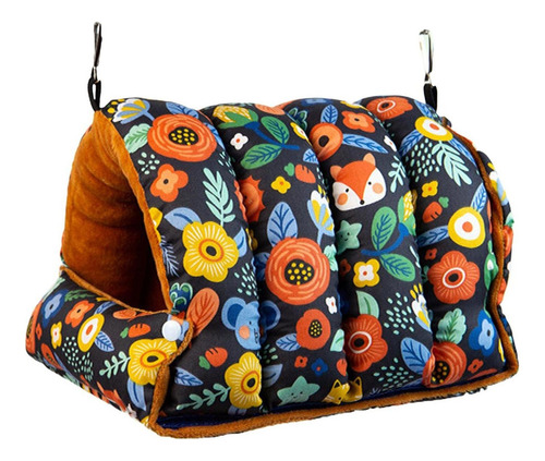 Cama Columpio Con Forma De Nido De Loro, Color Azul Cálido
